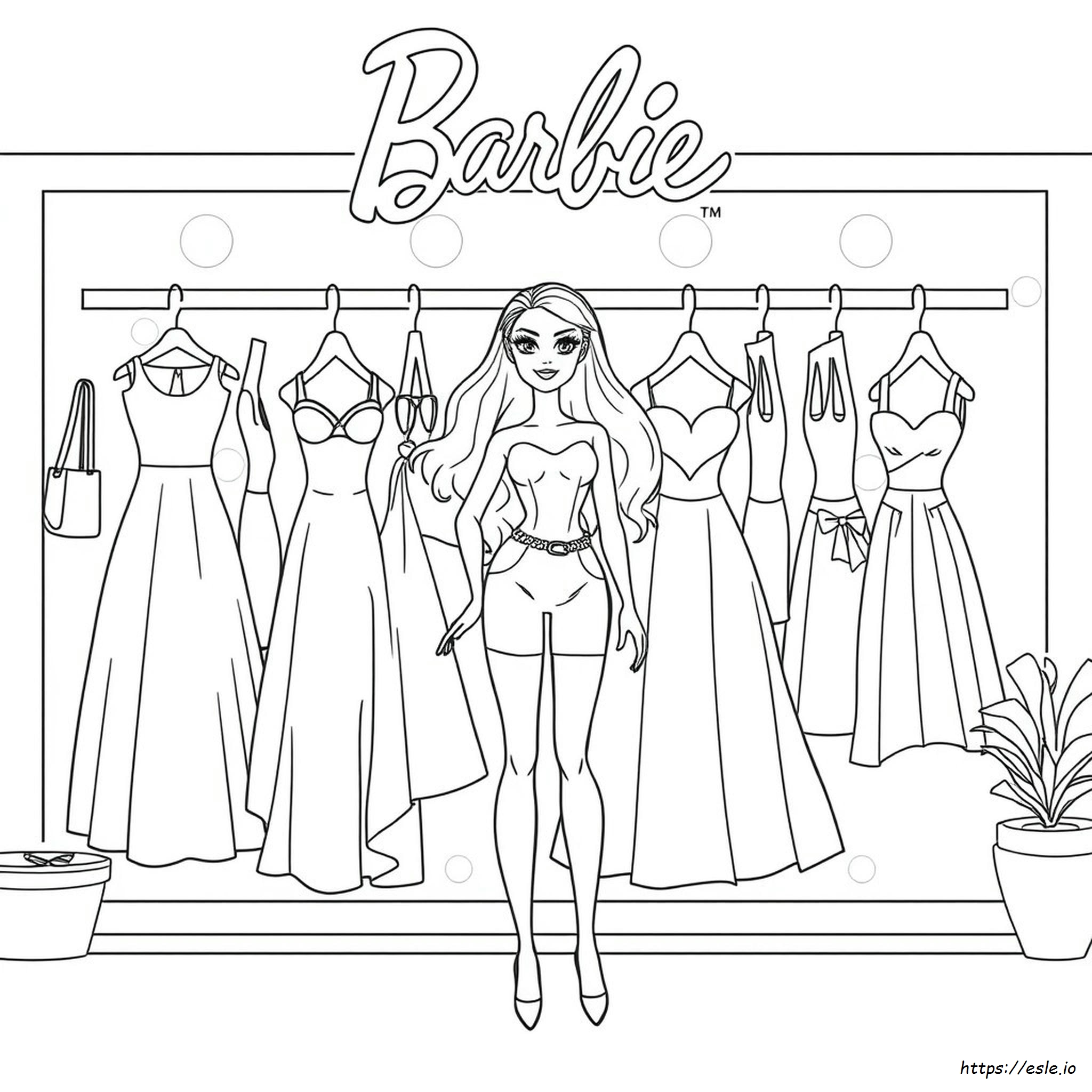 Libro Para Colorear De Moda De Barbie