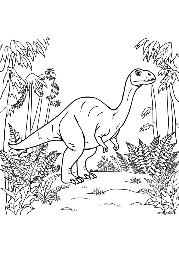 Maiasaura Gambar Mewarnai