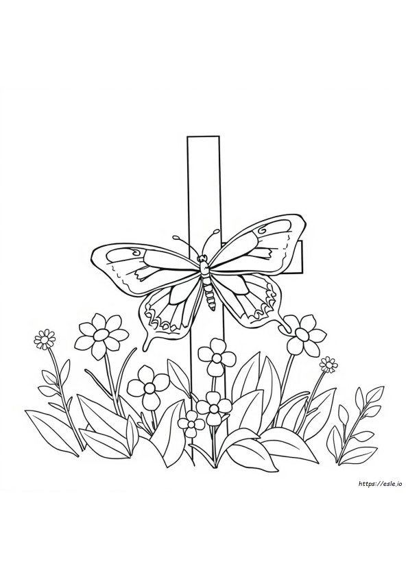 Kupu-Kupu Kristen Gambar Mewarnai