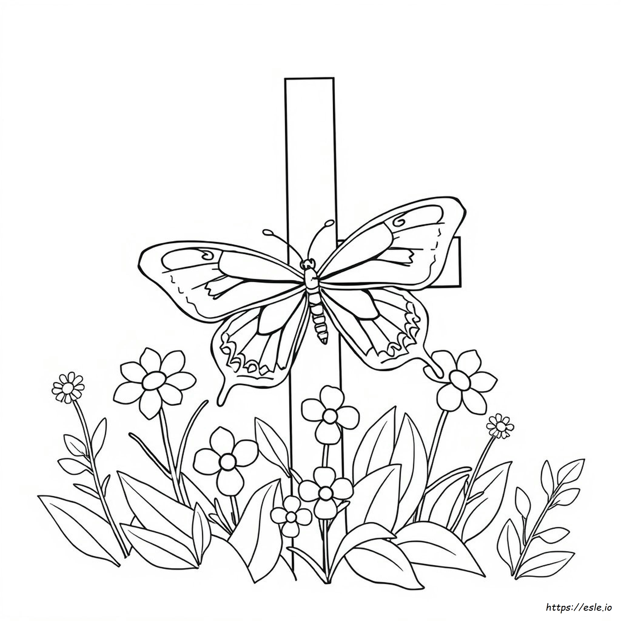 Farfalle Cristiane Da Colorare