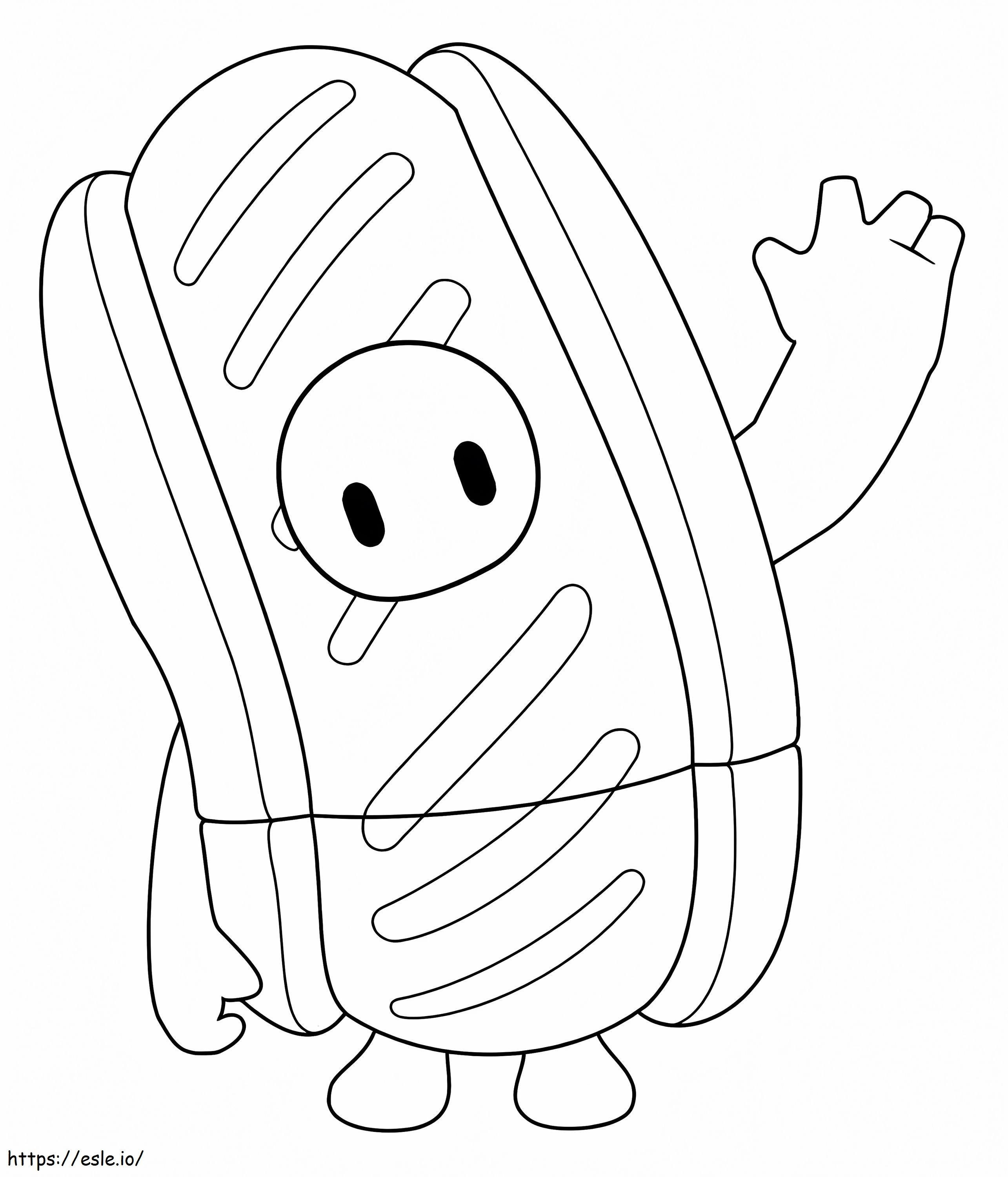 Knights Of The Hot Dog Skin Fall coloring page