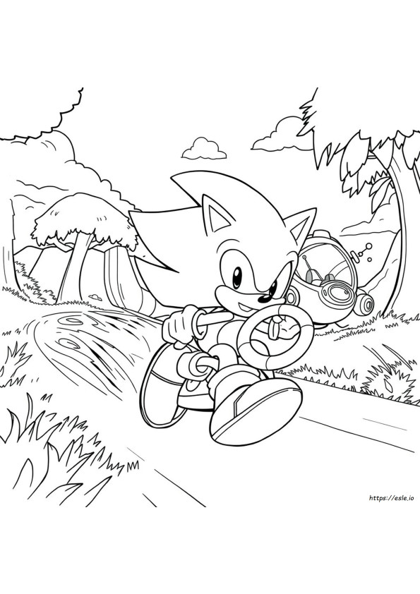 Sonic Movie Colouring
