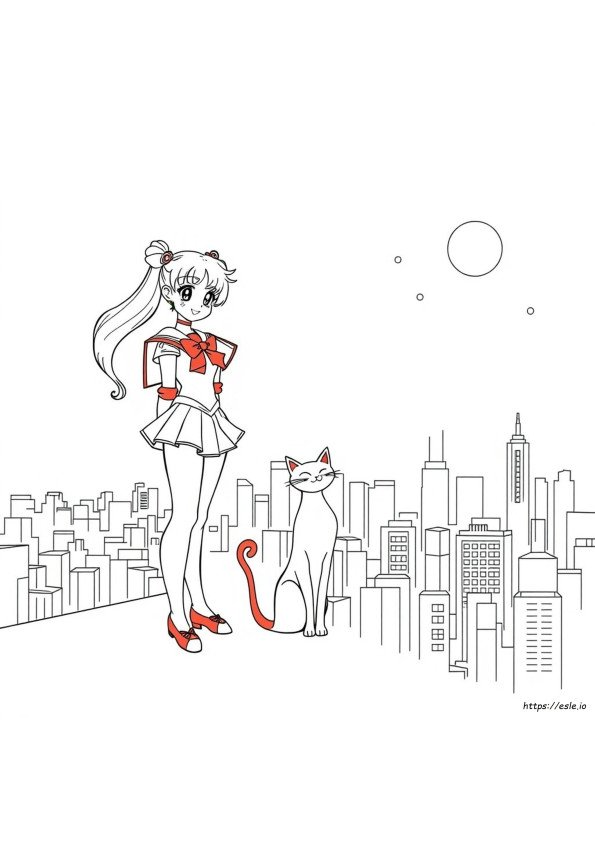 Sailor Moon Da Colorare