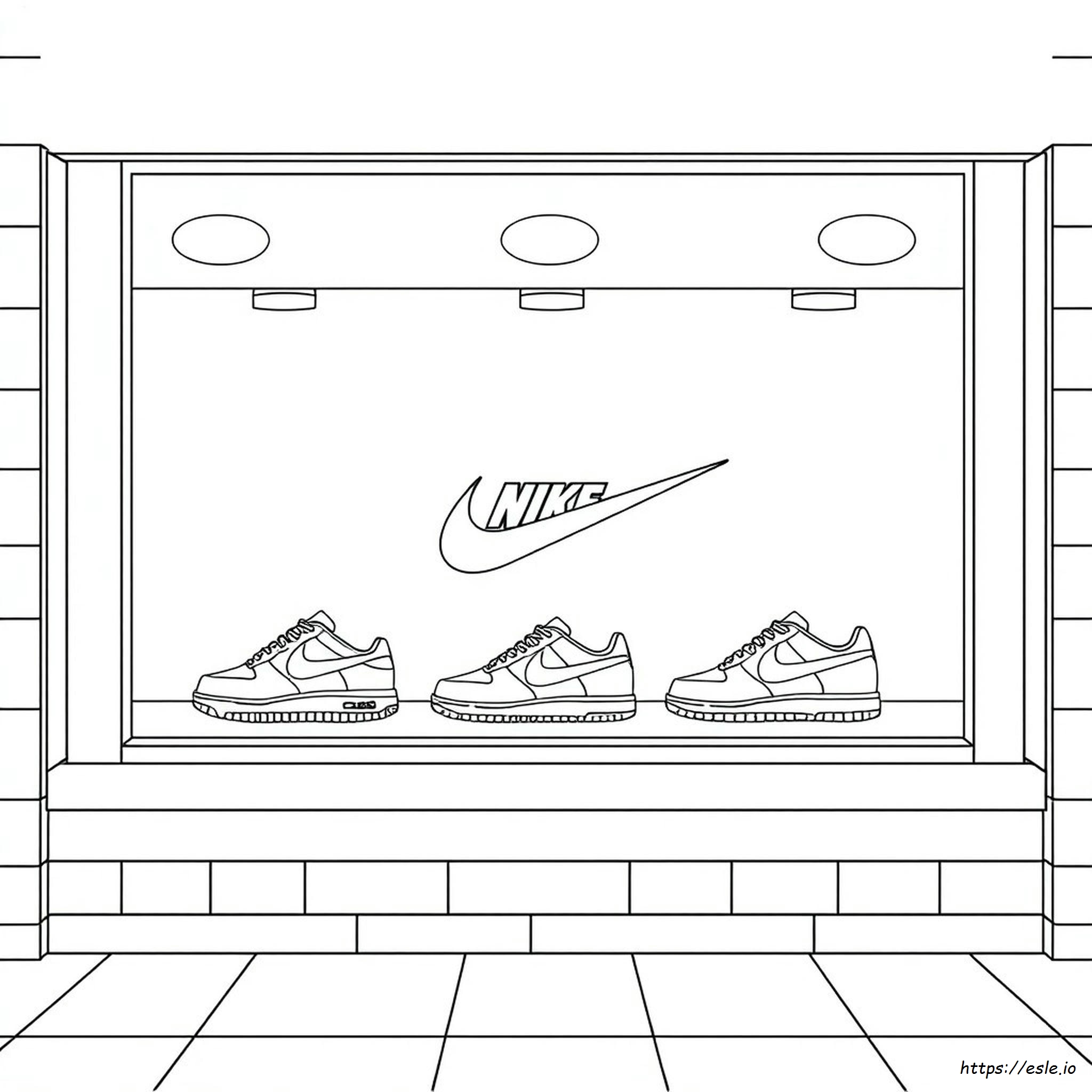 Nike Shoes Coloring Pages