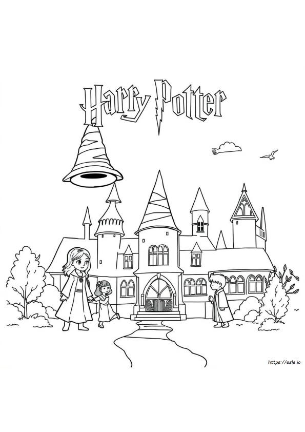 Harry Potter Gambar Mewarnai