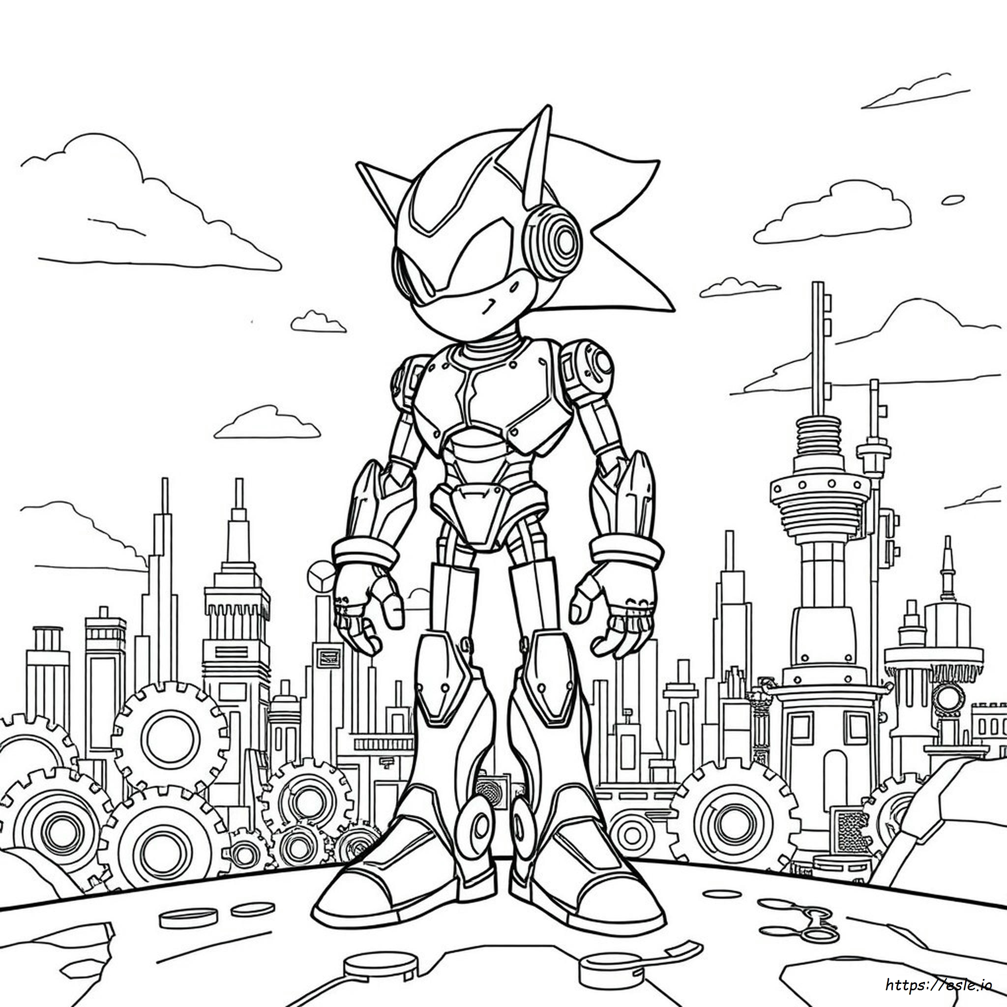 Metal Sonic Da Colorare