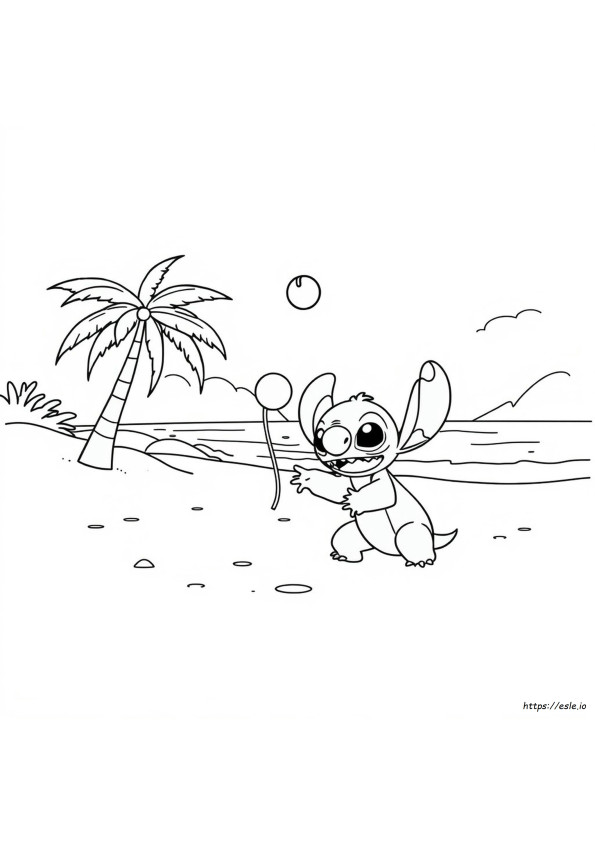 Halaman Mewarnai Stitch Dan Scrump
