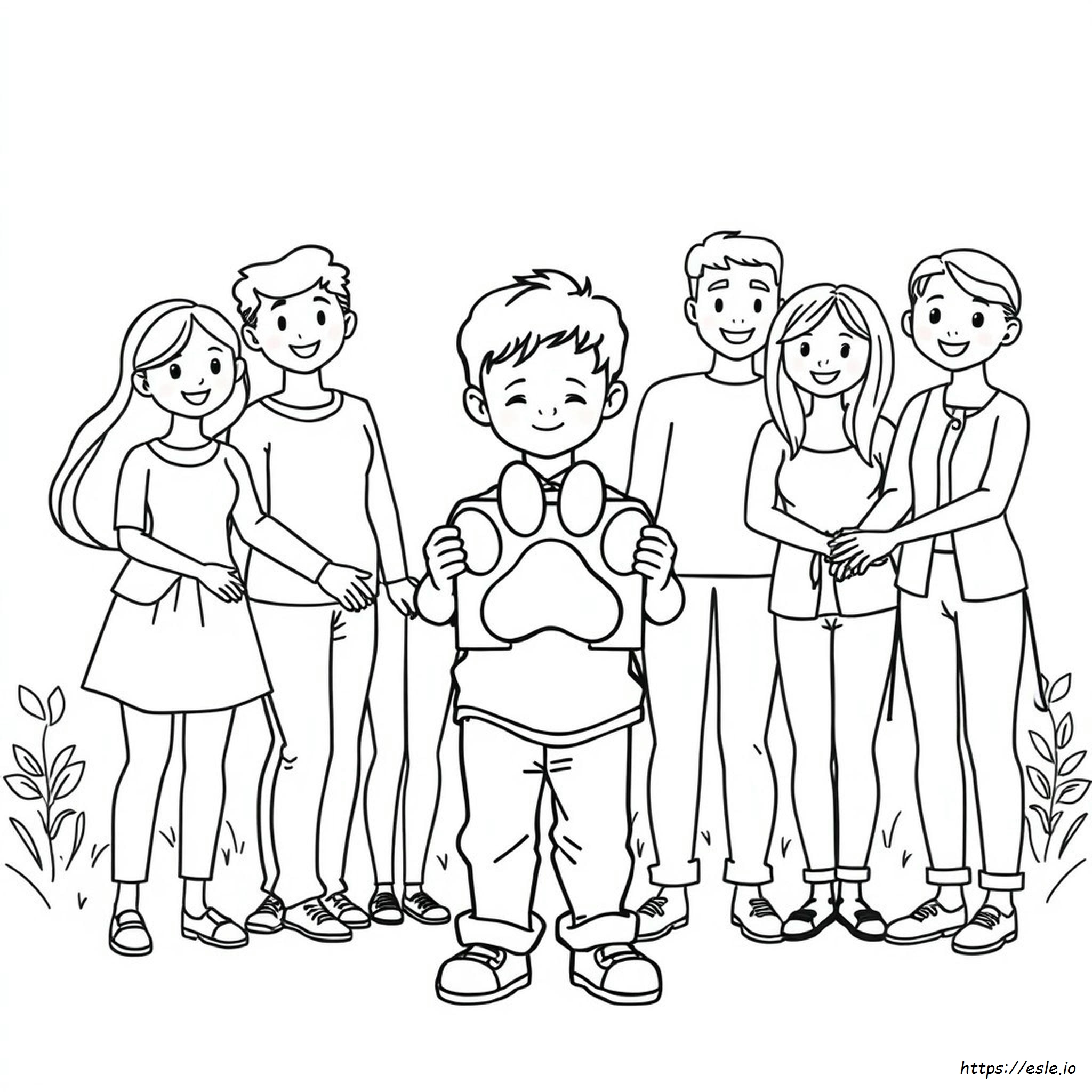 Disegni Da Colorare Per La Consapevolezza Sull'autismo