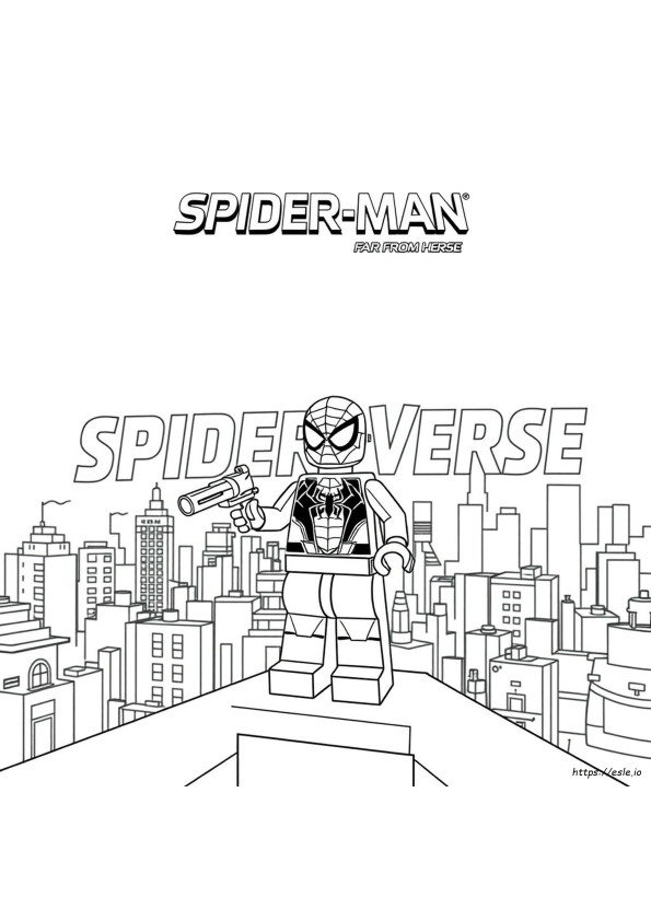 Lego Spider Man Far From Home Halaman Mewarnai