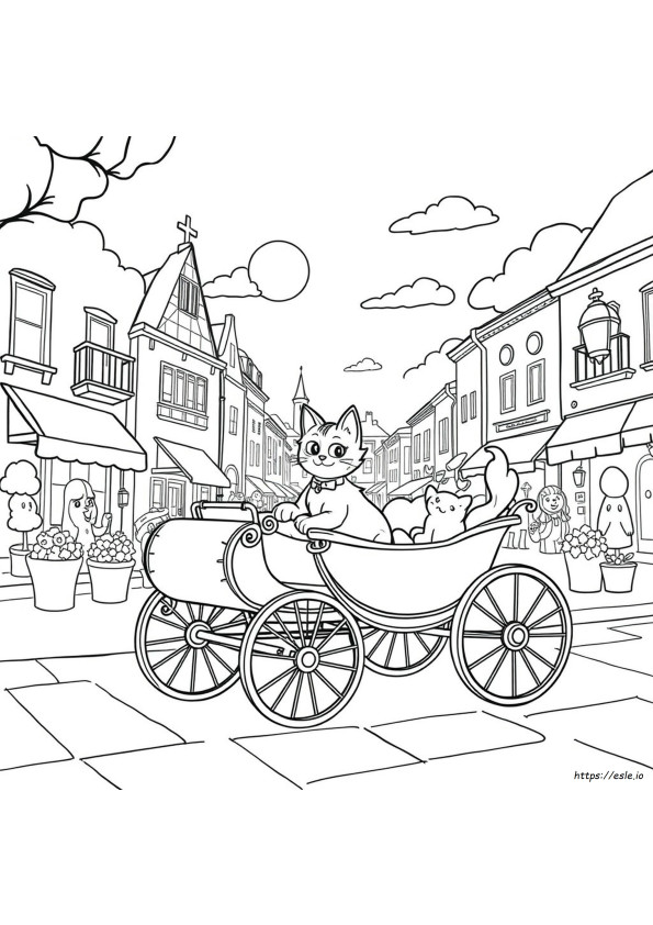 Puss And Boots Coloring Page