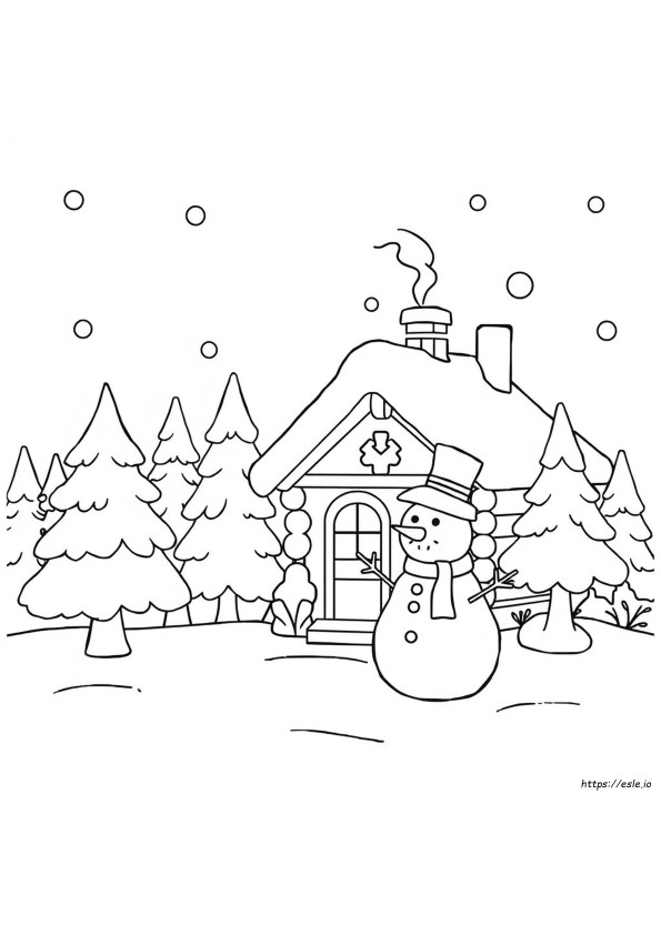 Disegni Invernali Da Colorare Stampabili In Pdf