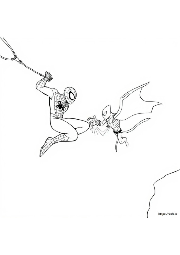 Spiderman Contro Green Goblin Disegni Da Colorare