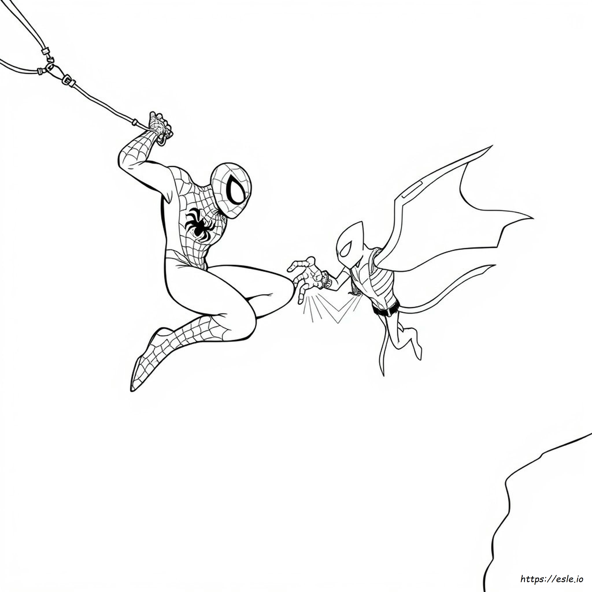 Spiderman Contro Green Goblin Disegni Da Colorare