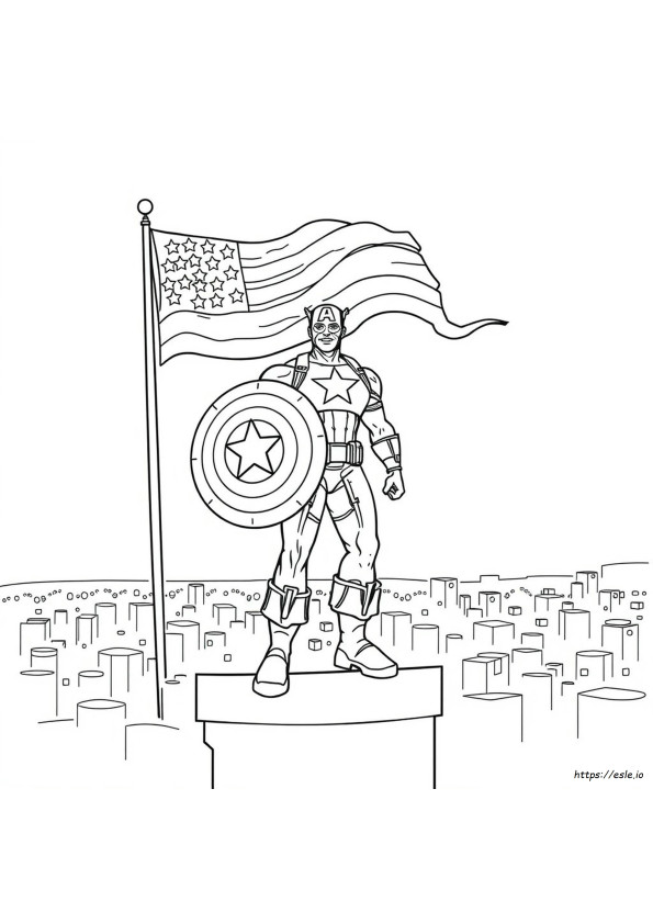 Captain Americacoloring Pages