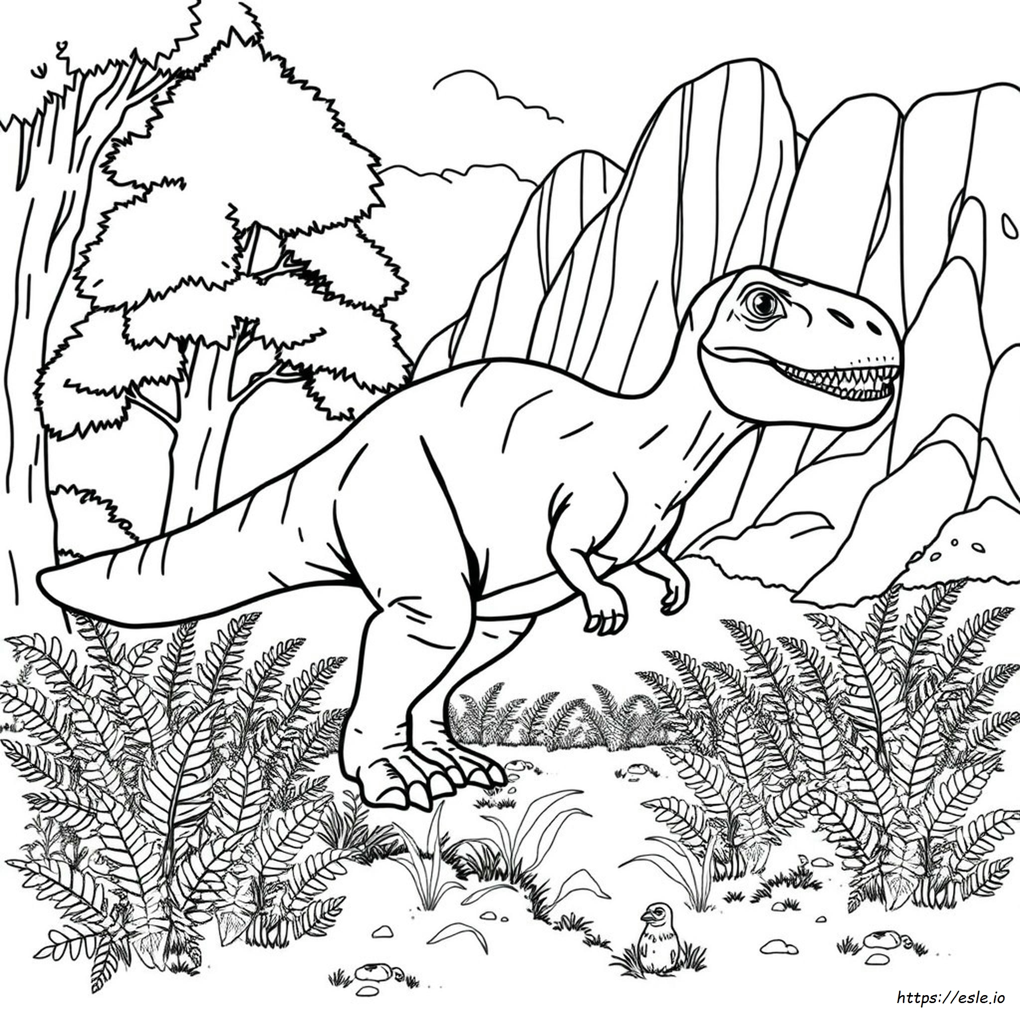Tyrannosaurus Ausmalbild