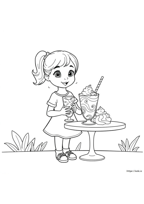 Desenhos De Milkshake Para Colorir Grátis Para Imprimir
