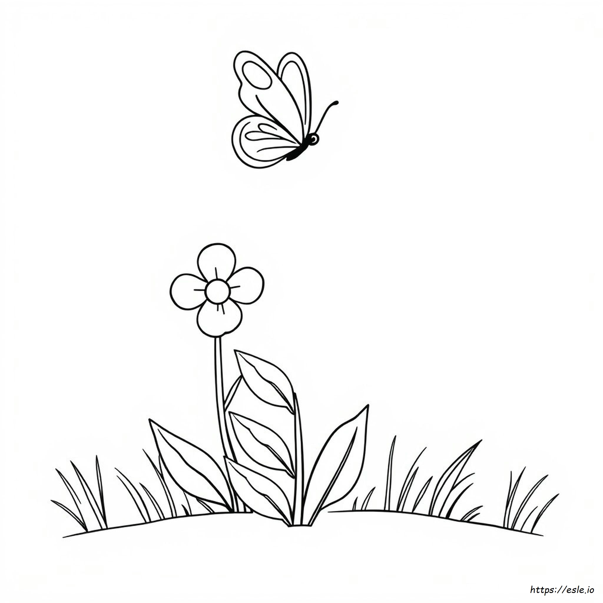 Coloriage Fleur Maternelle Gratuit