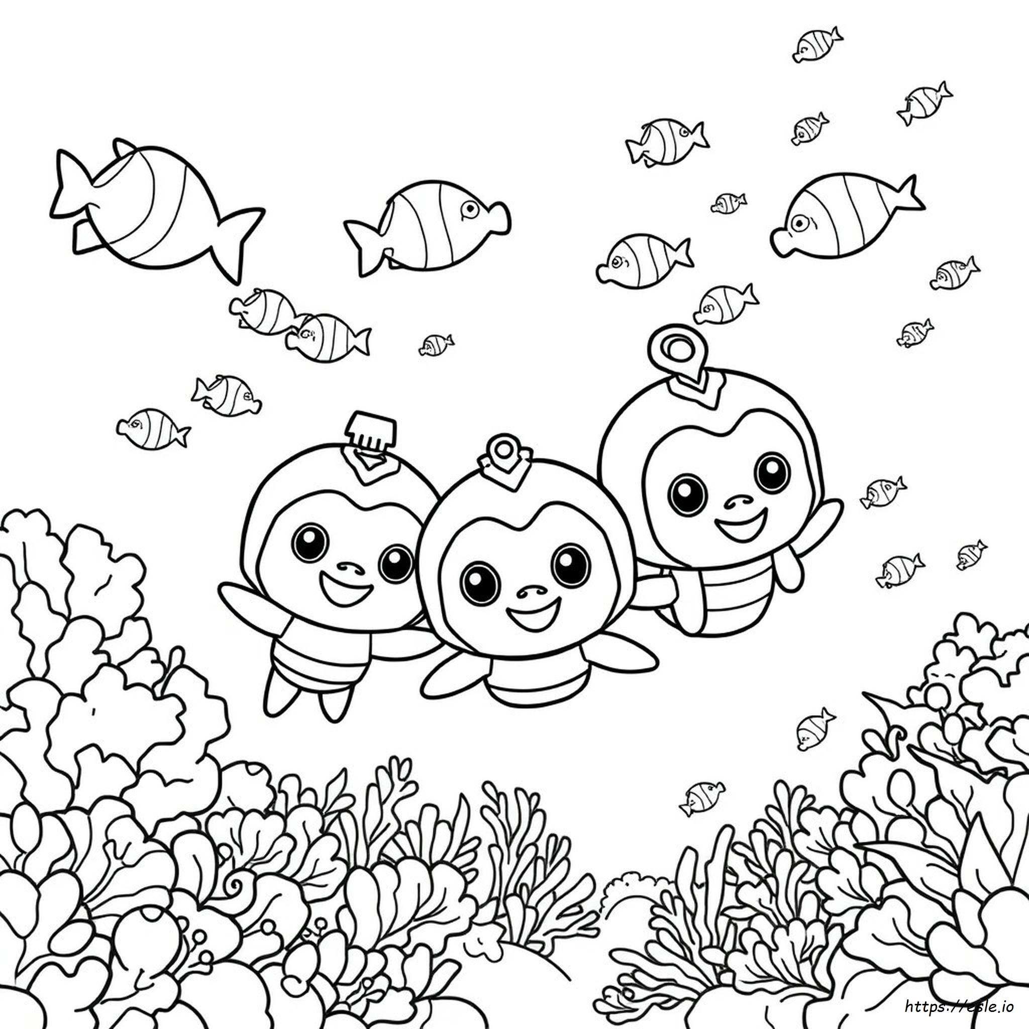 Octonauts Gups Coloring Pages