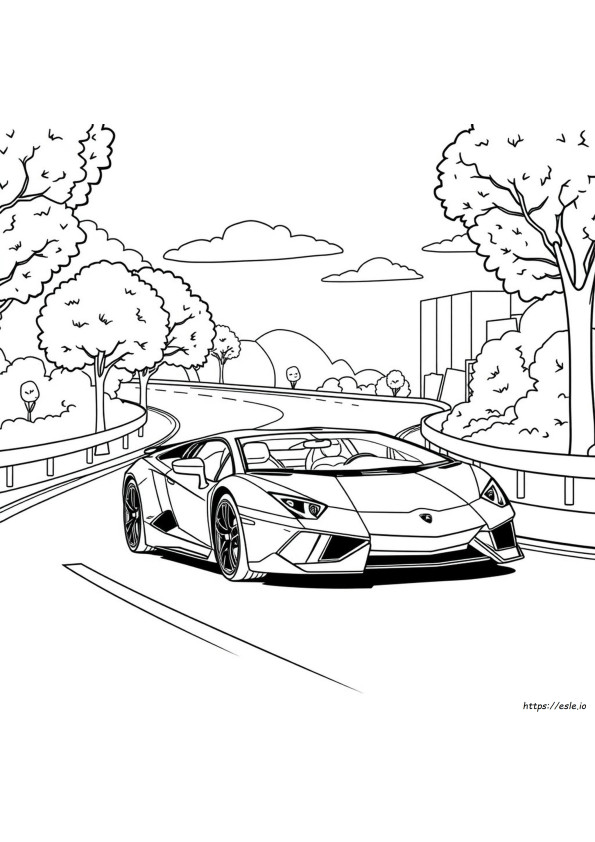 Lamborghini Kleurplaten Printbaar