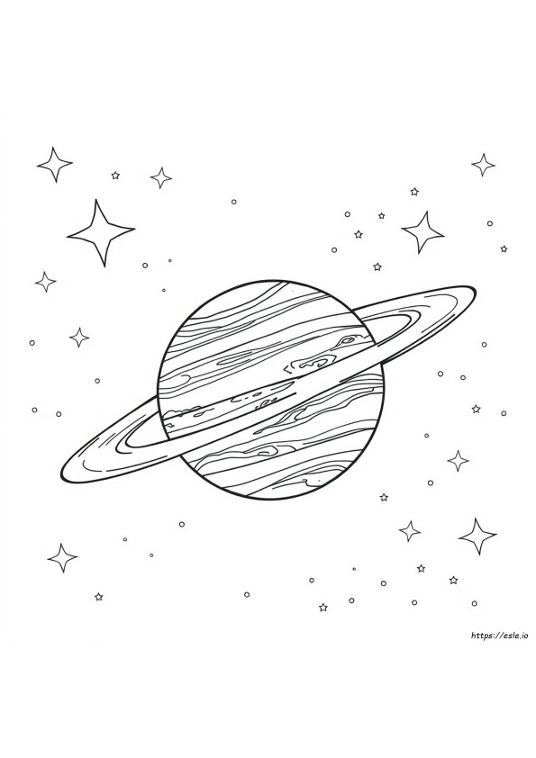 Jupiter Kleurplaten