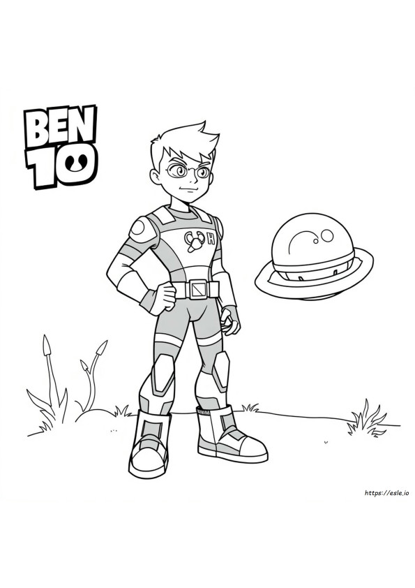 Ben 10: Mejora De La Página Para Colorear