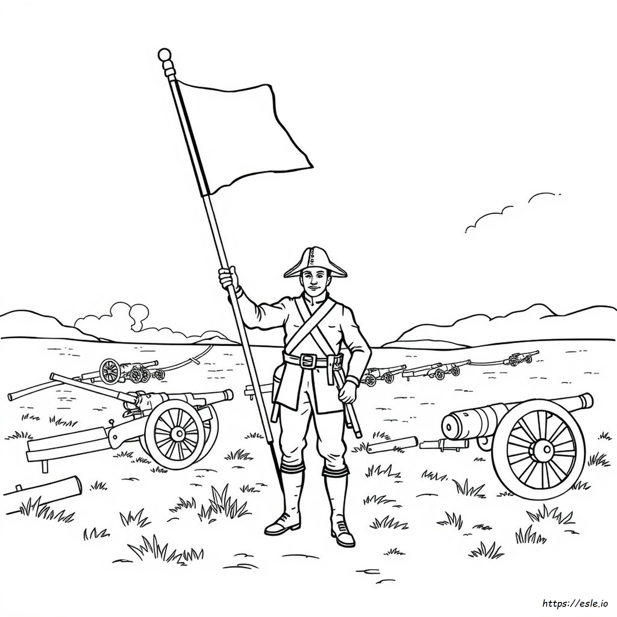 Printable American Revolution Coloring Pages
