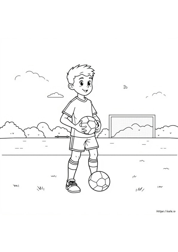 Coloriage Joueur 456