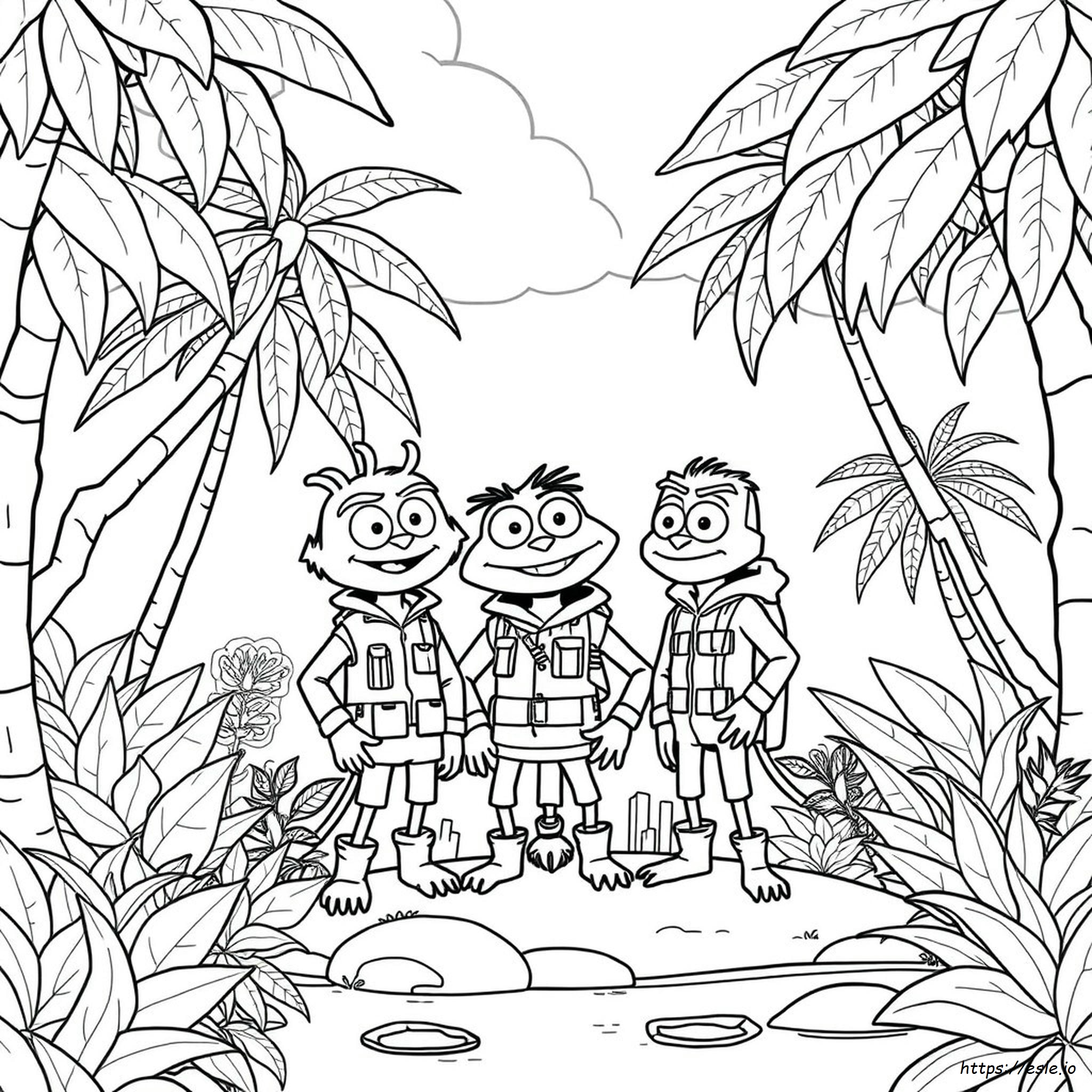 Wild Kratts Traje De Poder Animal Dibujos Para Colorear