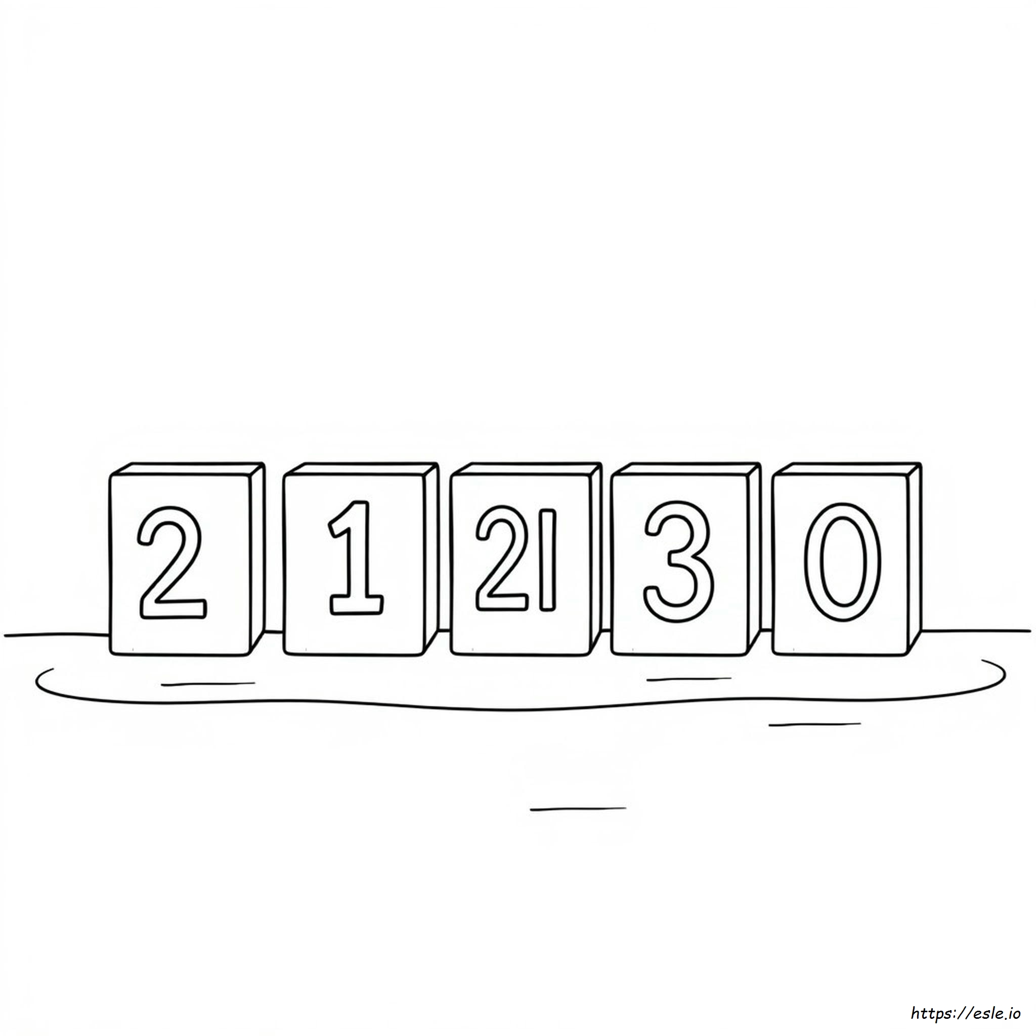 Numberblocks Disegni Da Colorare 21-30