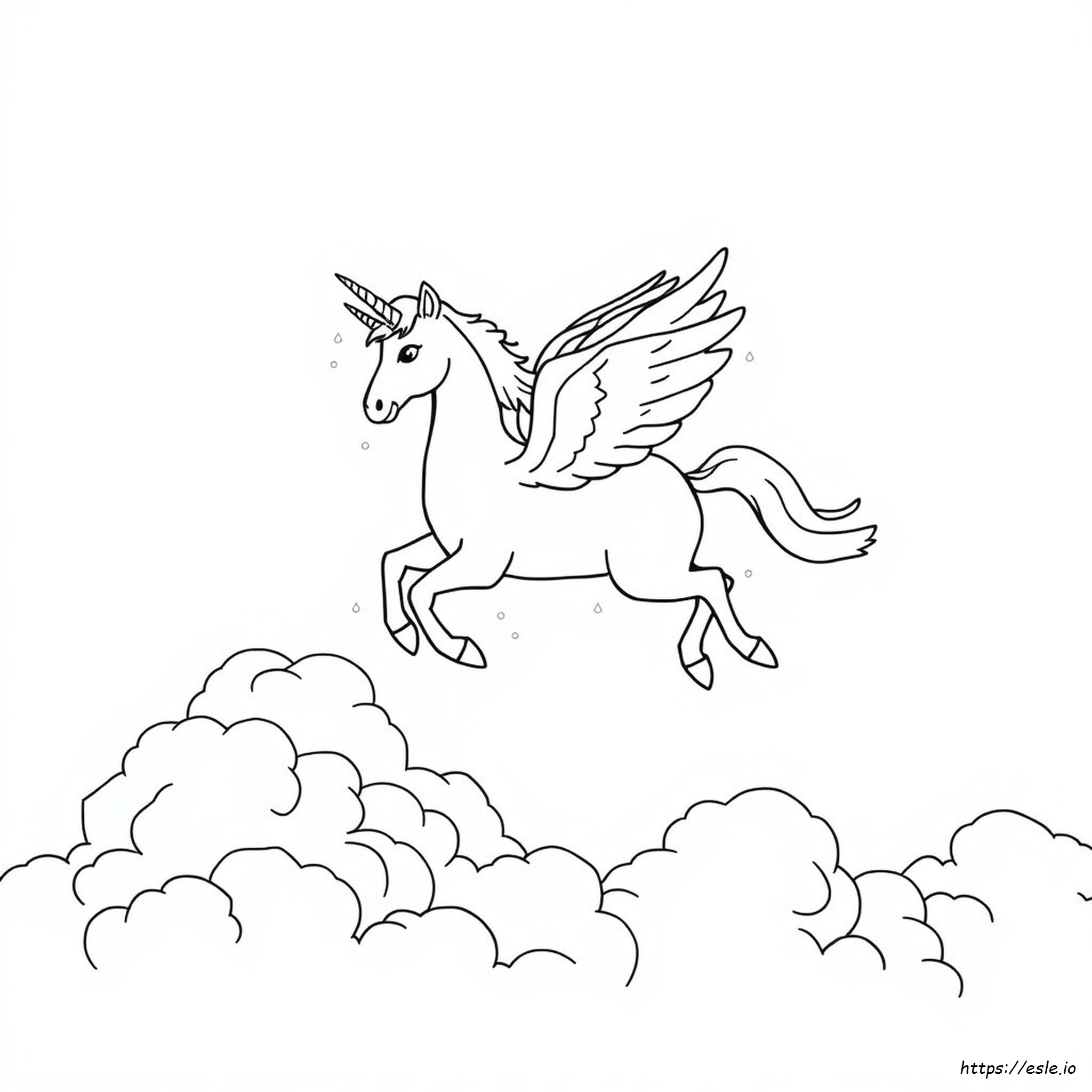 Einhorn Pegasus Ausmalbilder