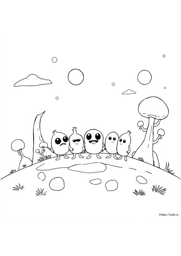 Oddbods Mewarnai Gambar