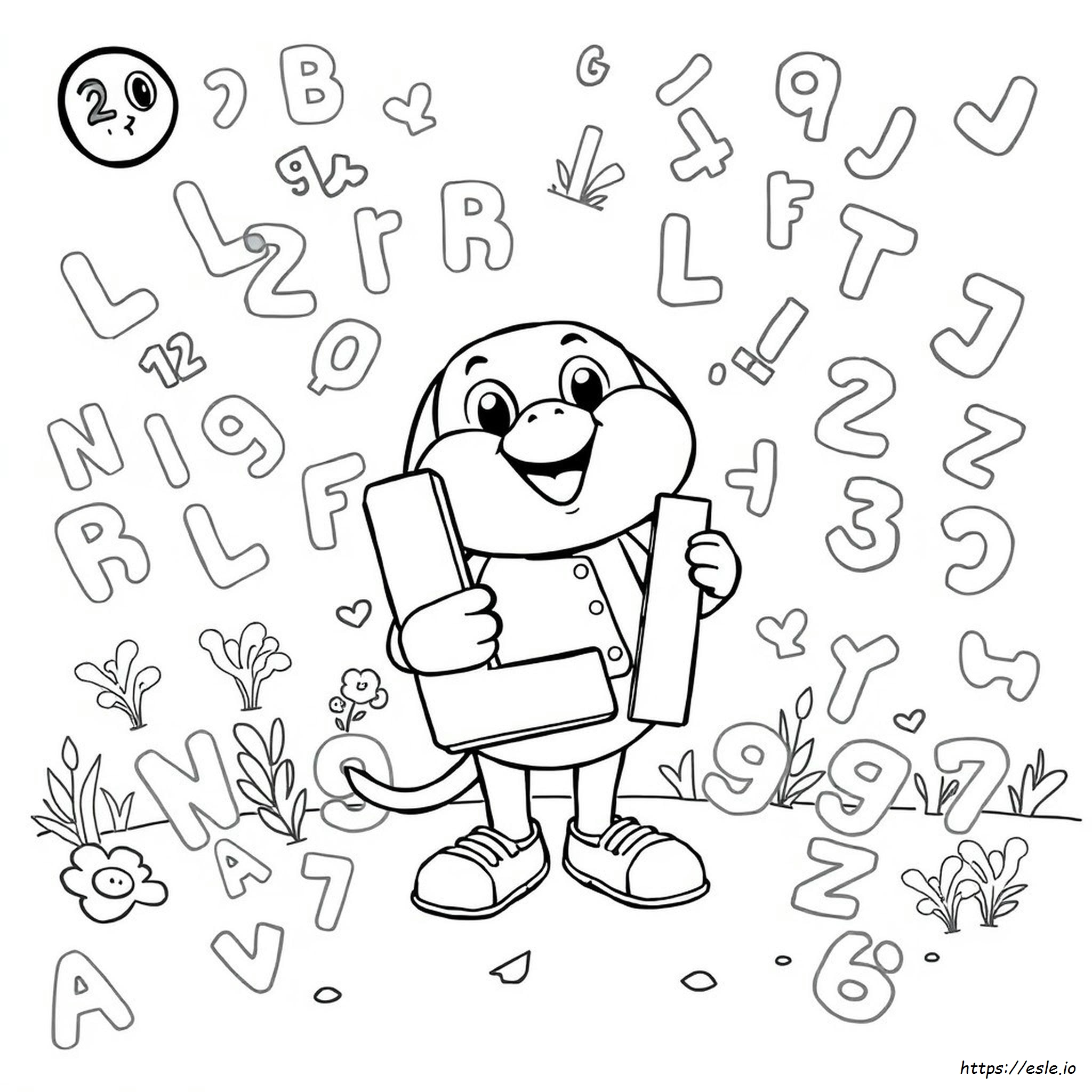 Leapfrog Letter Factory Coloring Pages