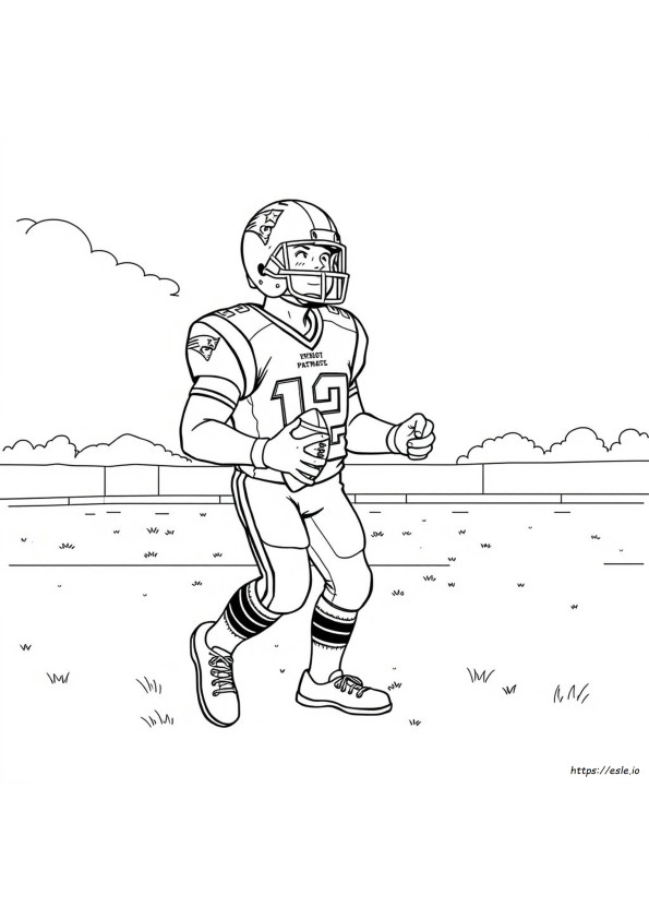 New England Patriots Coloring Sheet