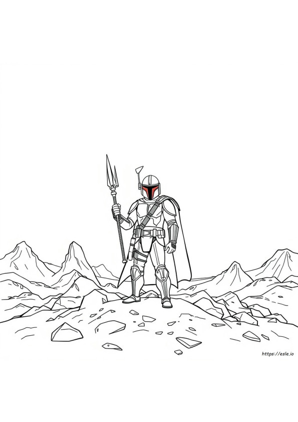 Mandalorian Mewarnai