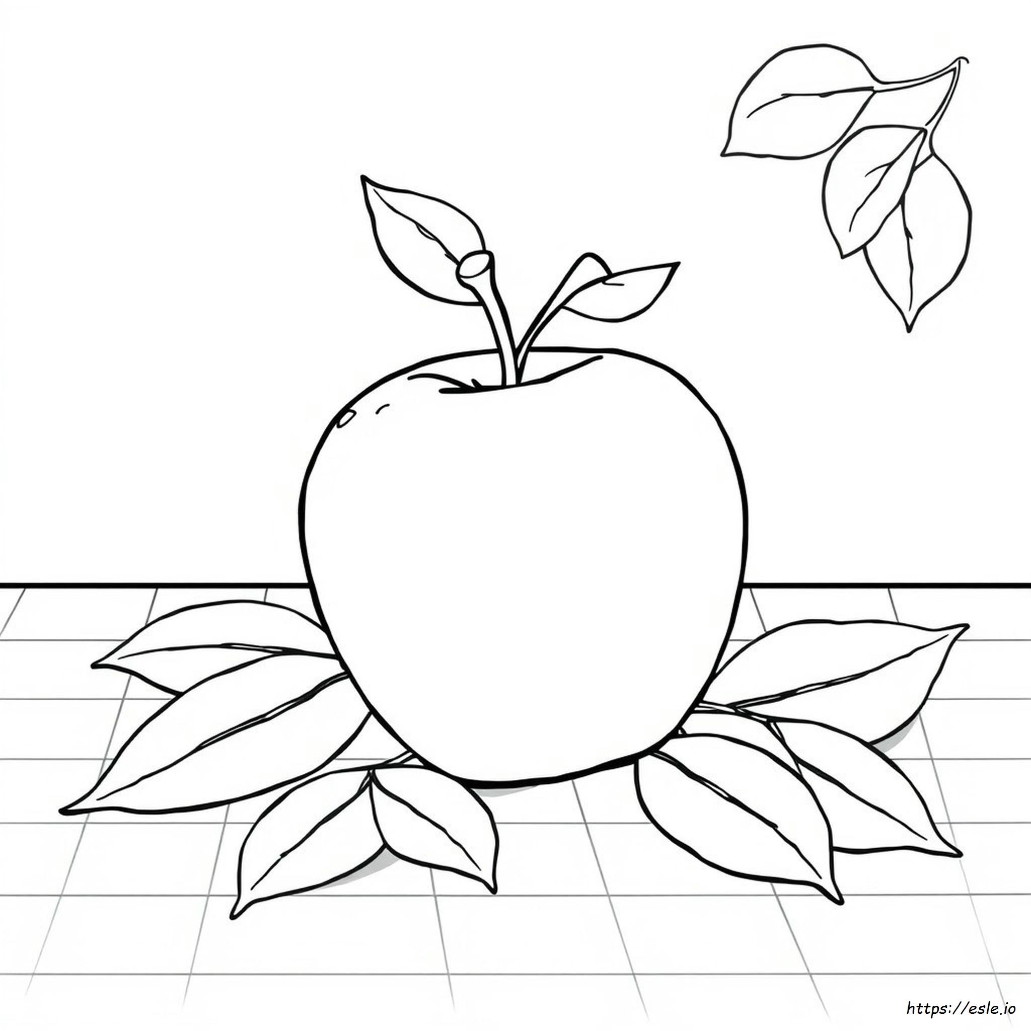 Apple Colouring Pages Printable