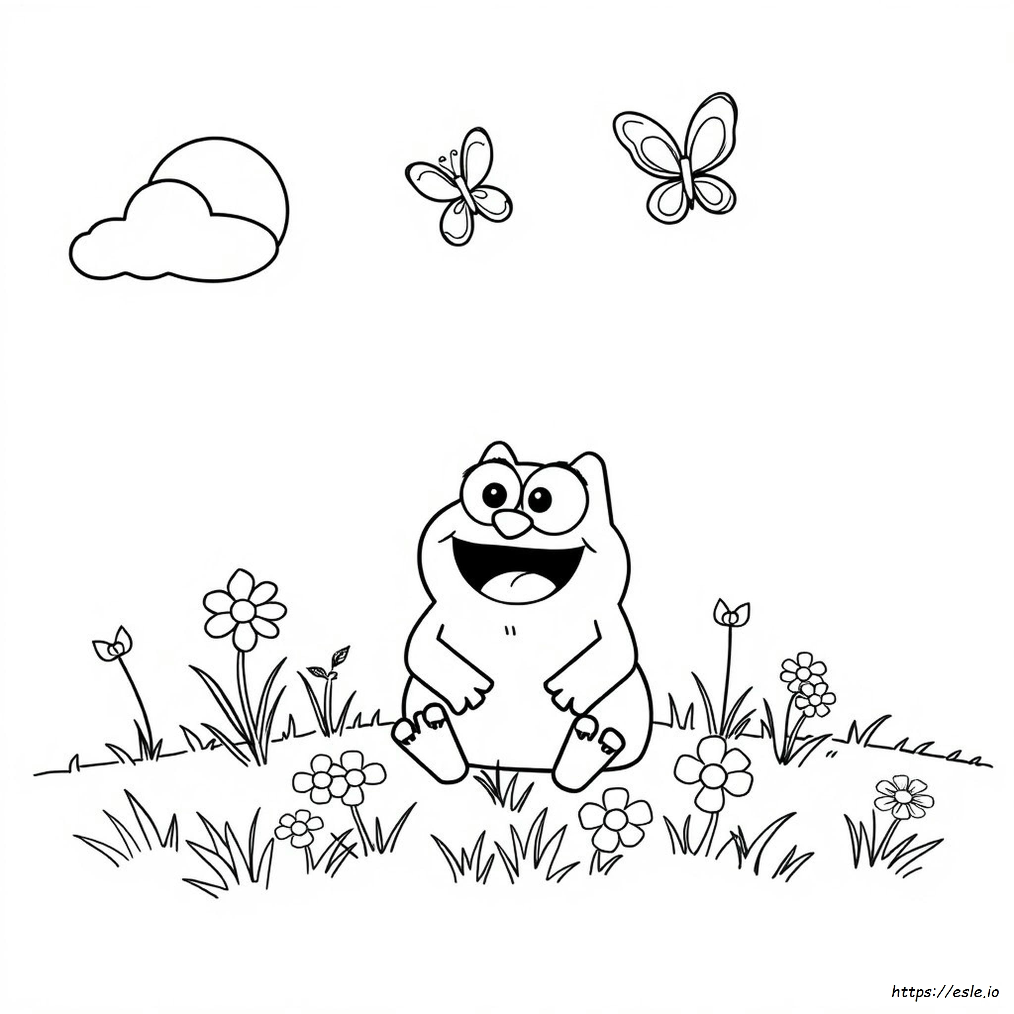 Coloriage Oggy Oggy