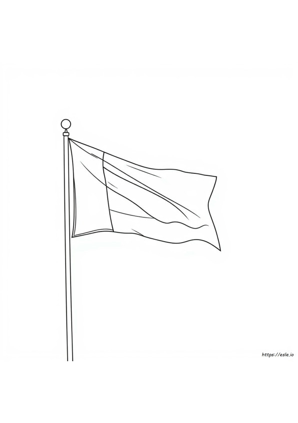 Uae Flag Colouring Sheet