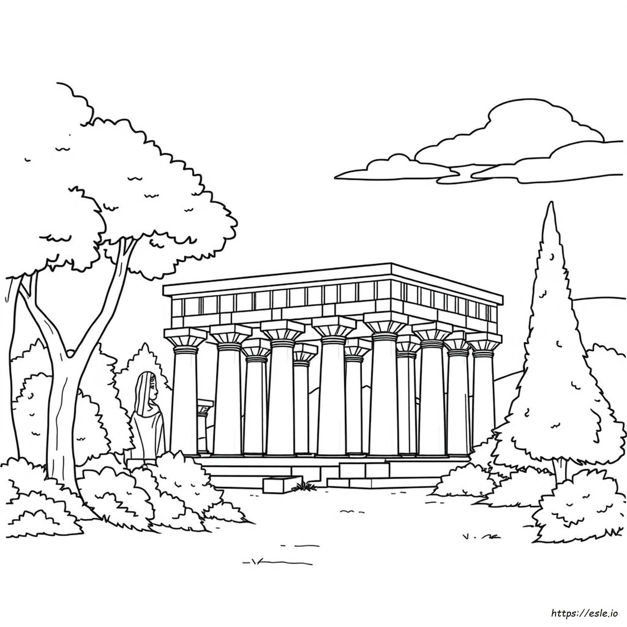 Tempio Di Re Salomone Da Colorare