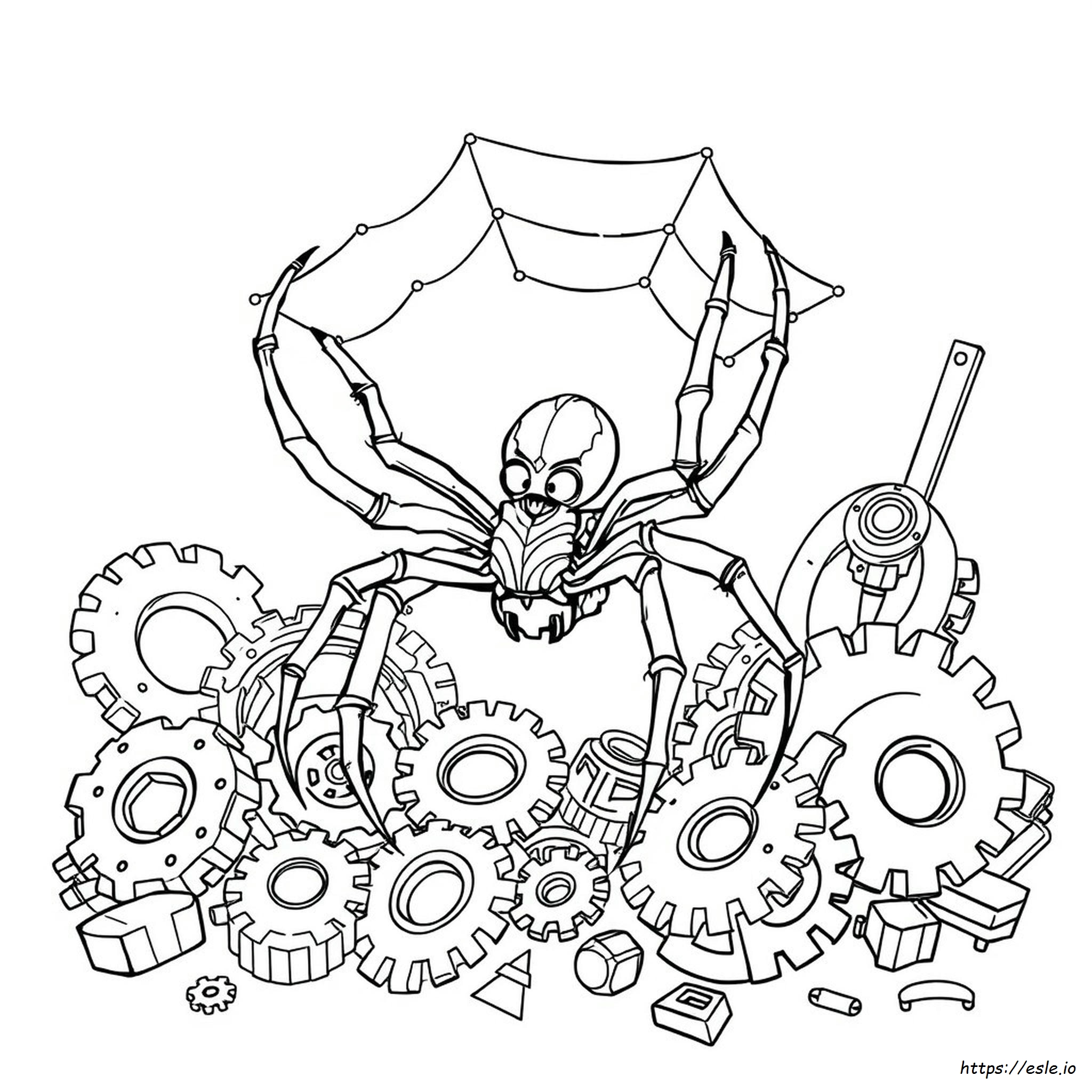 Iron Spider Da Colorare