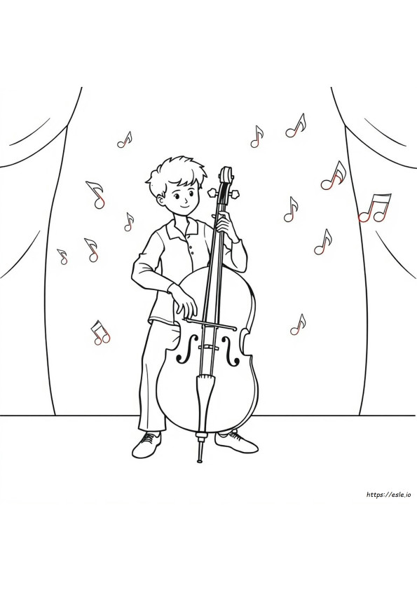 Cello Mewarnai