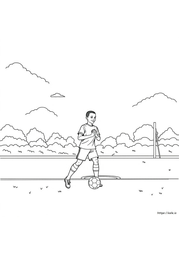 Mbappe Coloring Pages