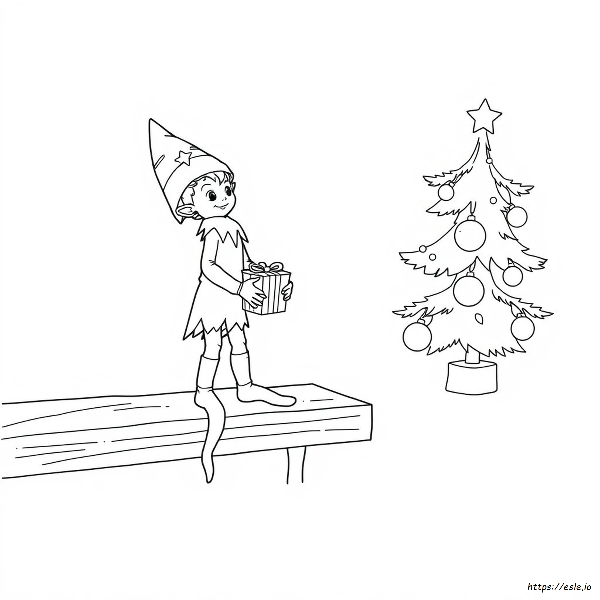 Elf On The Shelf Ausmalbilder