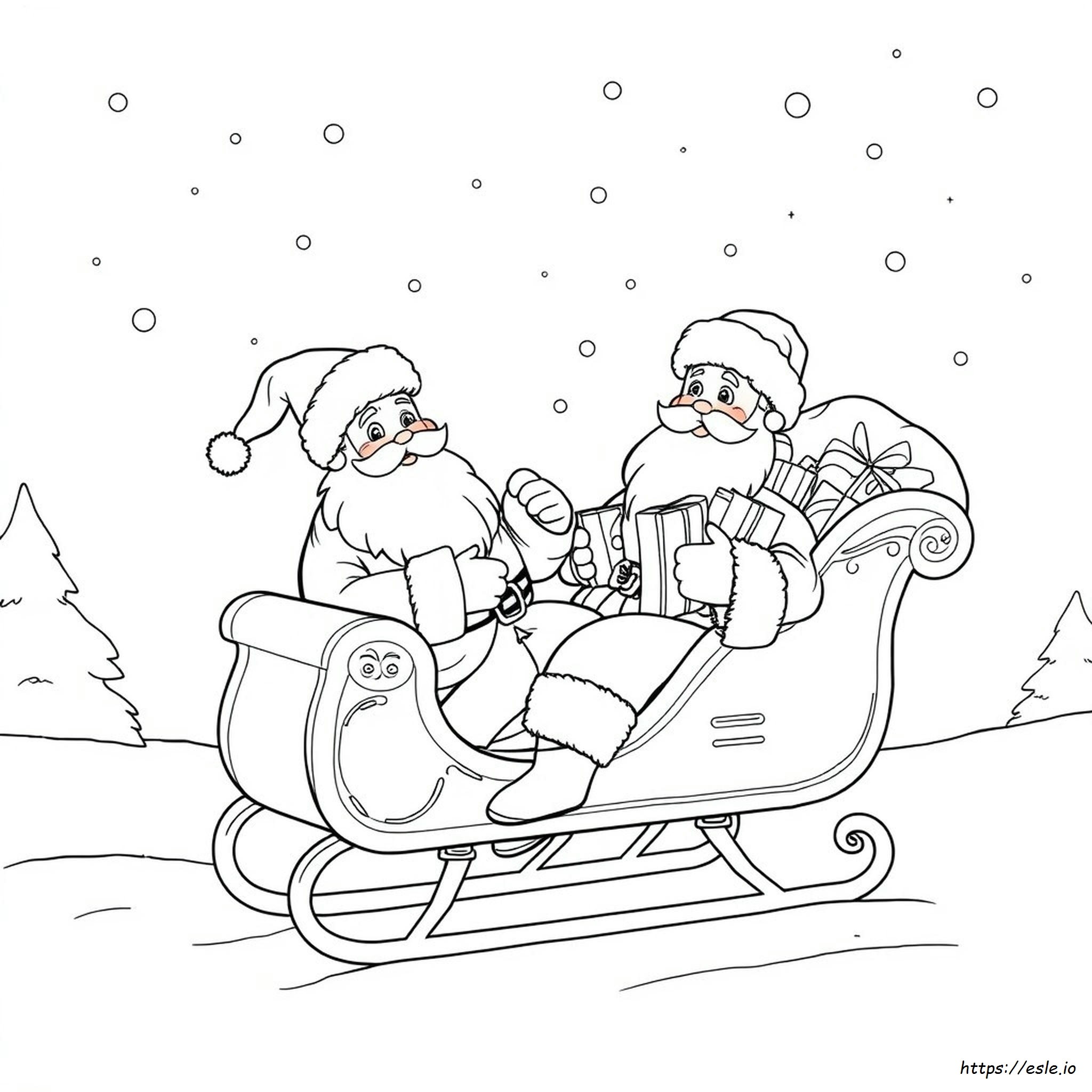Realistische Weihnachtsmann Malvorlagen