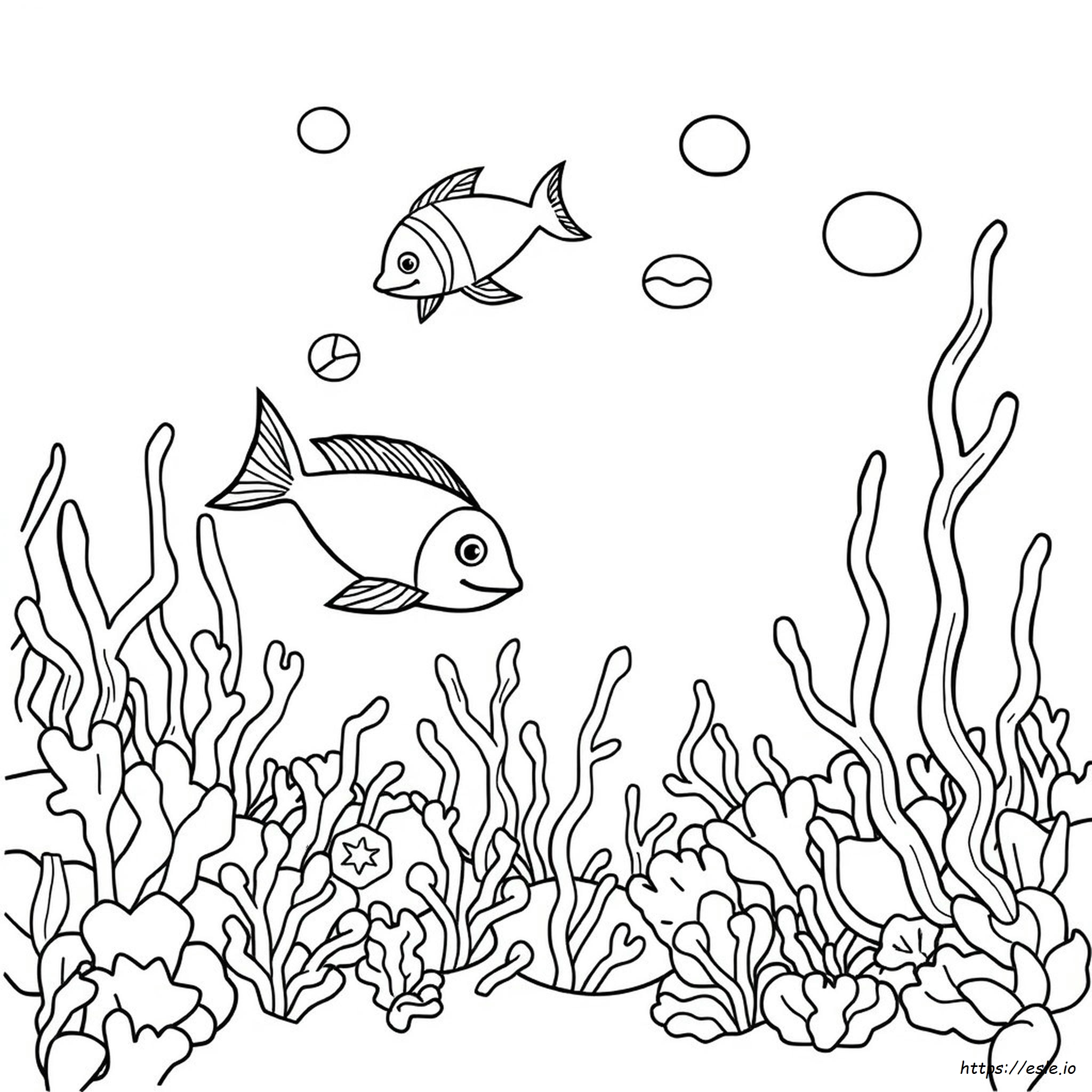 Free Coloring Pages Of Sea Creatures