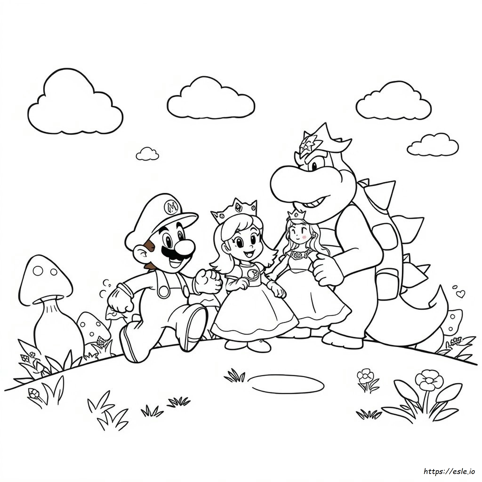 Mario Prinzessin Ausmalbilder