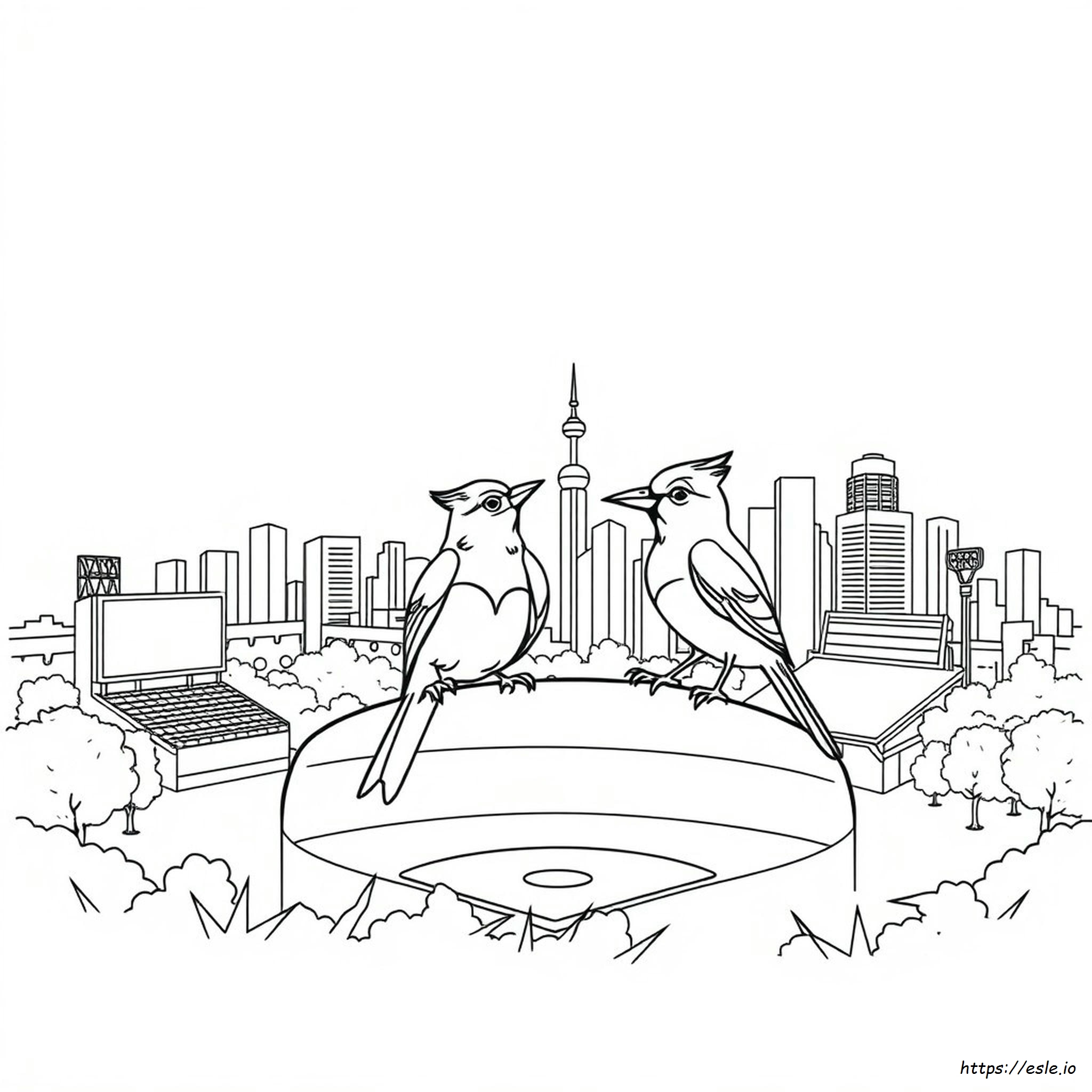 Toronto Blue Jays Coloring Page