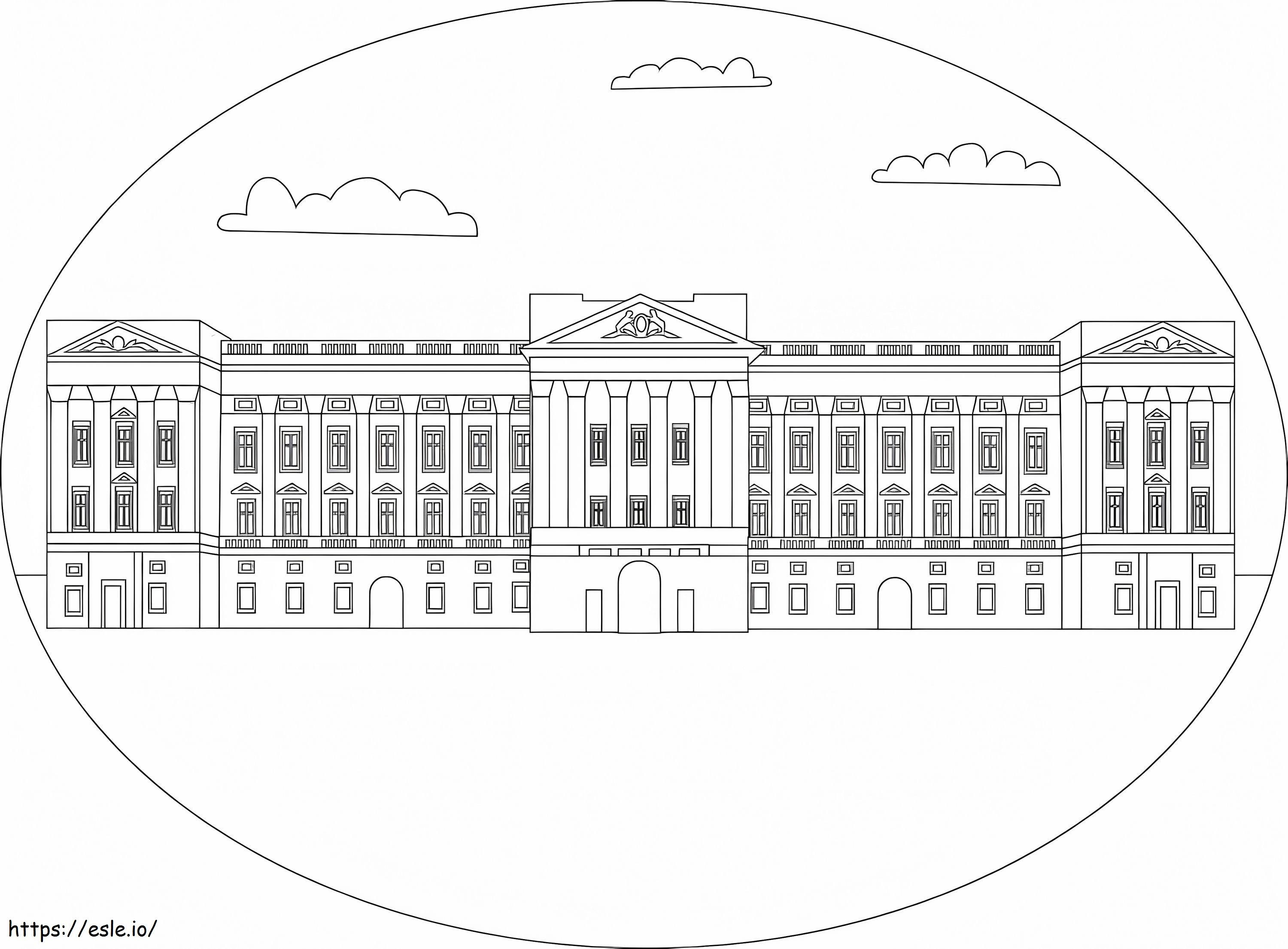 Buckingham Palace coloring page