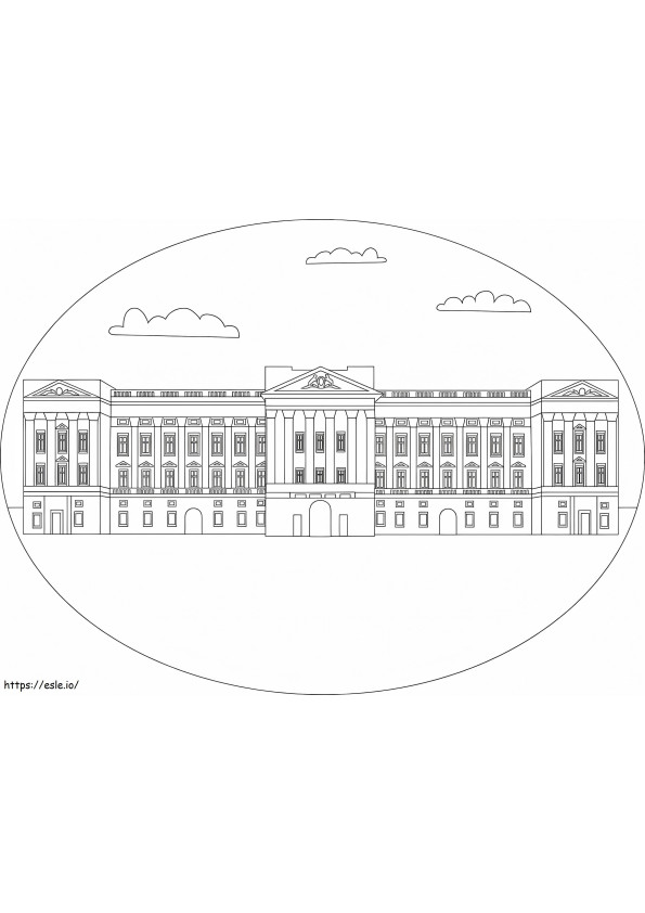 Istana Buckingham Gambar Mewarnai