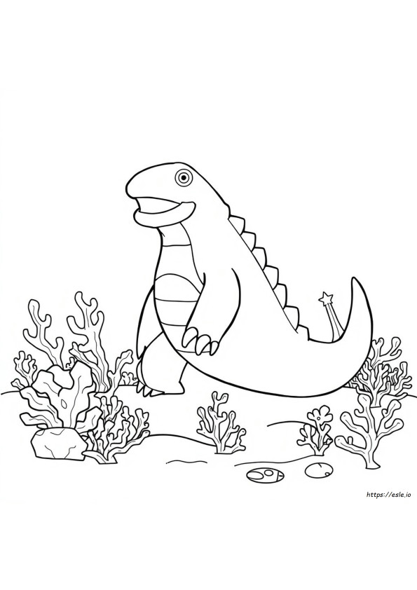 Gambar Mewarnai Kyogre
