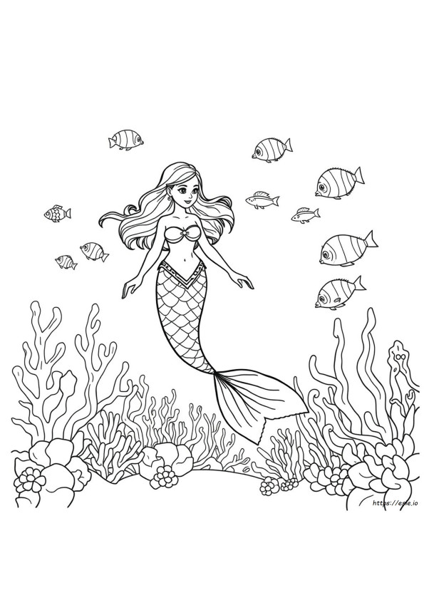 Disegni Da Colorare Di Sirene Per Adulti